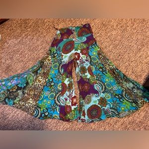 Wide leg hippie pants